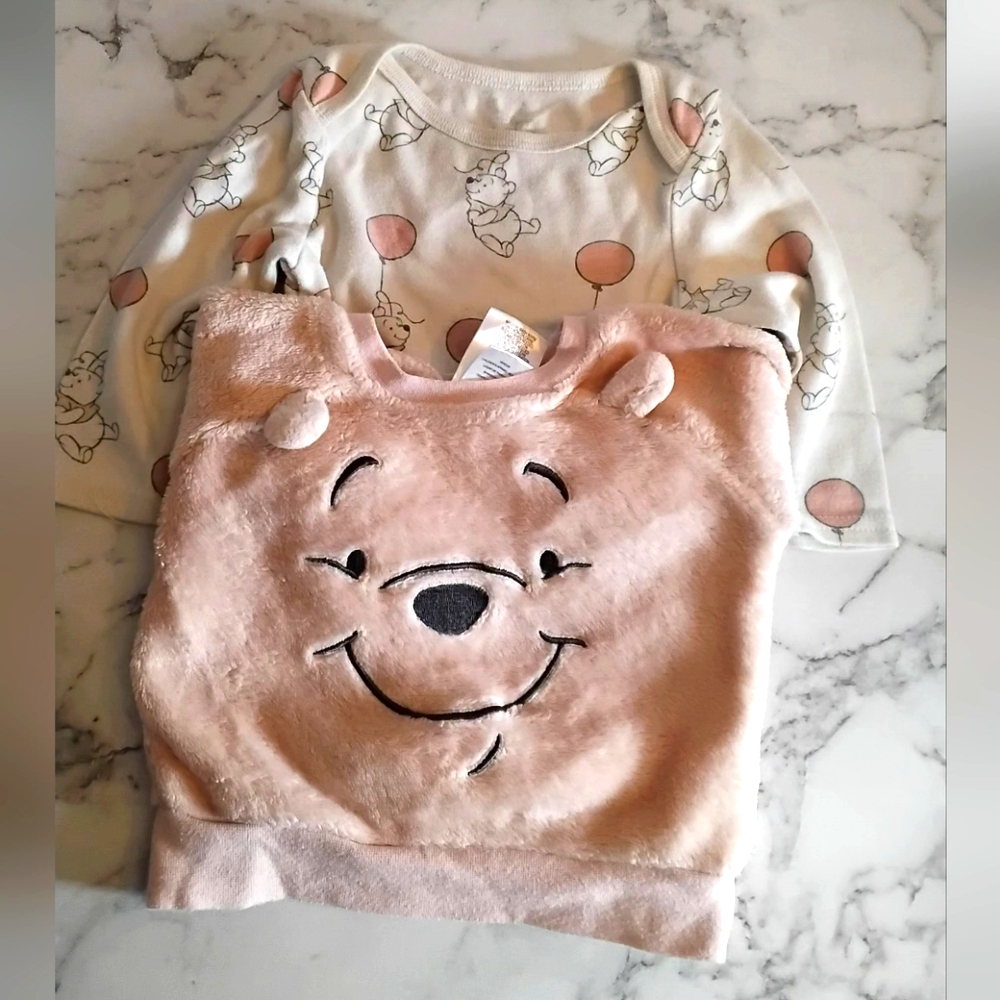 Disney Winnie the Pooh Blush‎ Fleece Sweatshirt Set